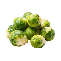 A vibrant pile of fresh green Brussels sprouts against a dark backdrop These little cabbages are ready to be cooked and enjoyed