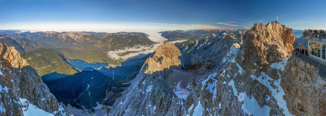 Zugspitze, Panorama
