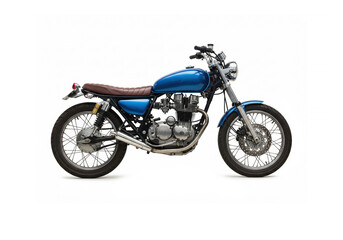 Fototapeta premium Motorcycle isolated on white background