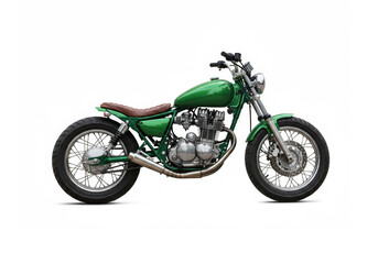 Obraz premium Motorcycle isolated on white background