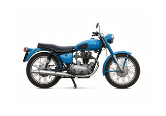 Obraz premium Motorcycle isolated on white background