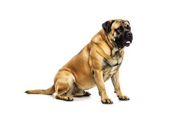 Obraz premium English Mastiff isolated on white background