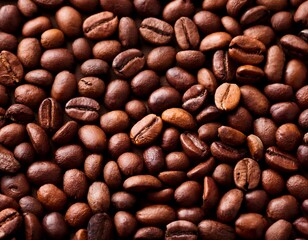 Naklejka premium coffee beans background