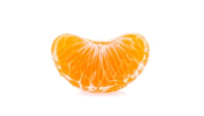Close-up of a juicy orange segment