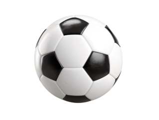Classic Black and White Soccer Ball High-Resolution 3D Render