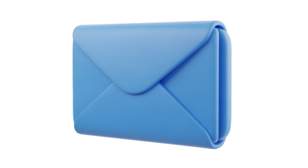 blue mail envelope
