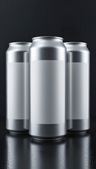 Aluminum can mockup.
