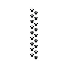 Cat and Dog Paw Footprints