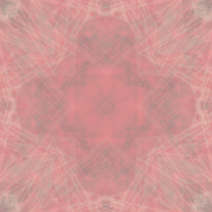 Fototapeta premium Seamless soft red abstract pattern with delicate symmetrical lines and textured grunge effect. Modern artistic background ideal for wallpaper, fabric, digital paper, packaging, branding, decor design.