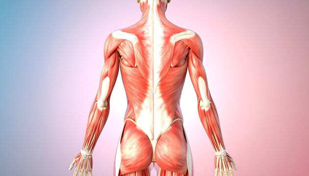Female anatomy, muscular system