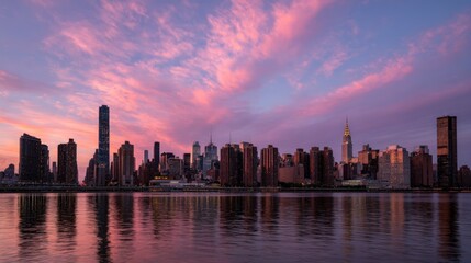 City skyline at sunset (1)