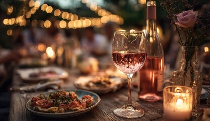 Romantic outdoor dining scene (1)