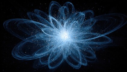 Abstract representation of atomic structure