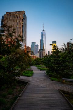 Sunset in New York City