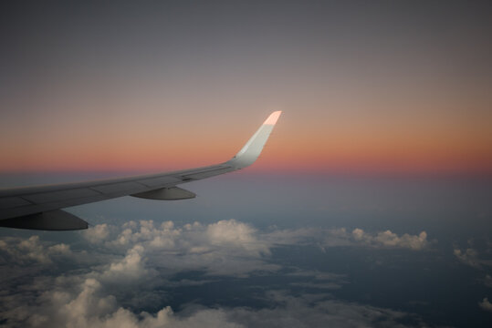 airplane in the sky