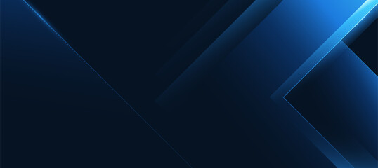 Obraz premium Modern Blue Abstract background with diagonal lines and polygon elegant background and banner business product present