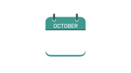 October Calendar. 