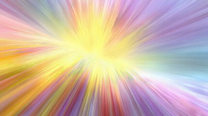 Abstract Colorful Radial Burst Background
