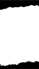 Obraz premium burnt paper background, Abstract grunge frame of torn paper, ripped texture background with empty space.