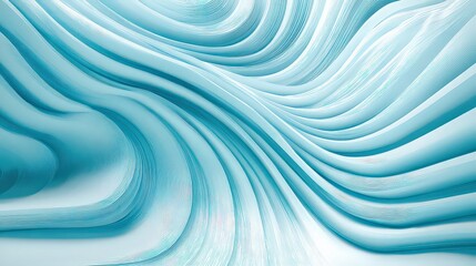 Abstract Light Blue Patterned Waves Background