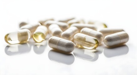 White Capsules, Health Supplement