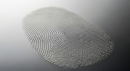 Intricate Fingerprint: A close-up shot showcasing a detailed human fingerprint, with its unique ridges and patterns.