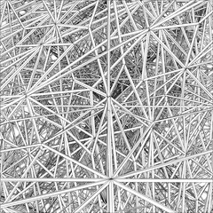 Abstract Construction Structure Vector. Illustration of Architectural Construction Isolated on a White Background.