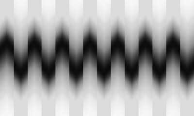 Abstract Blurred Zigzag Pattern, Grey, White, Dynamic Effect, Smooth Texture, Shape - Transparent Background