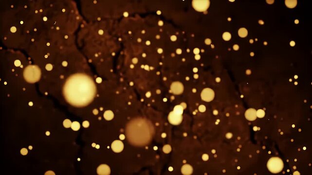 Bioluminescent Glowworms in Dark Cave, New Zealand