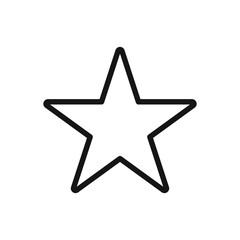 A line art icon of a five-pointed star, a common graphic element in Y2K aesthetic.