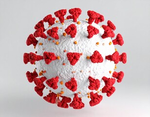3D Render of Coronavirus Understanding the Structure of COVID-19