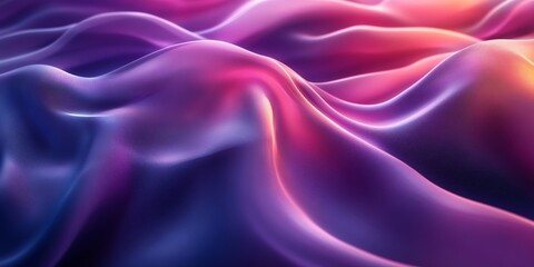Obraz premium Abstract Vibrant Colorful Flowing Wave Pattern in Smooth Dynamic Design