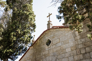 Portuguese Church With Cross Top