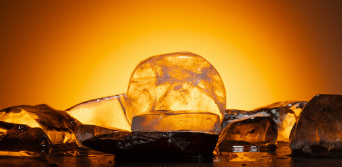 natural ice for the podium