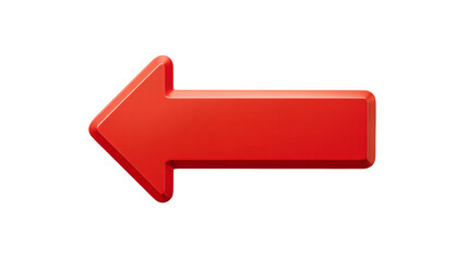 Bold red arrow points left for attention grabbing direction