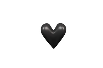 heart shaped heart, black, icon, PNG