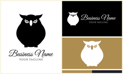 Owl Logo Design Variations. (9)