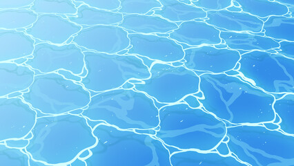 Anime Style Water Surface Ripple