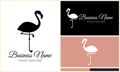 Flamingo Logo Design Variations. (121)