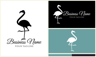 Flamingo Logo Design Variations. (97)
