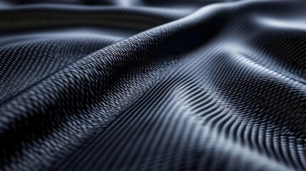 Naklejka premium Observe the Textured Fabric Folds and Feel its Rhythmic Movement Theme