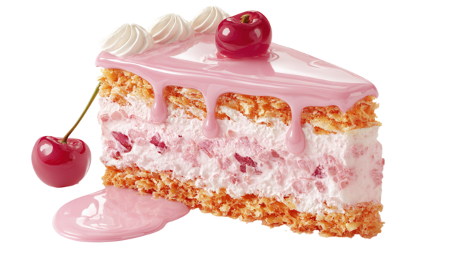 Layered Chocolate Cake with Frosting, Raspberries, Sauce and Mint