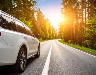 Generated image　車でドライブ