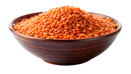 red lentils in a bowl