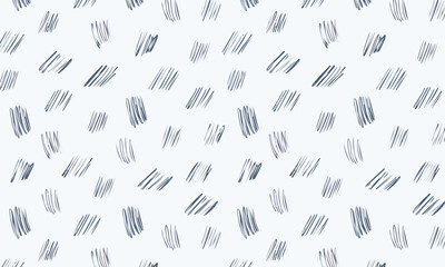 Minimalist Hand Drawn Scribble Seamless Pattern Vector Background