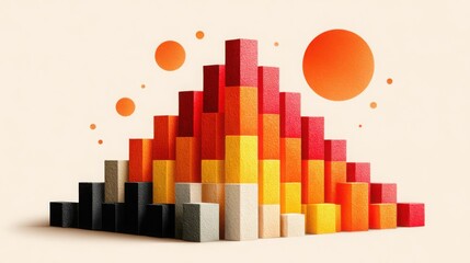 Colorfully painted building with unique architectural features reflecting vibrancy and artistic expression in urban design