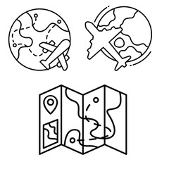 vector illustration of human head with brain map 