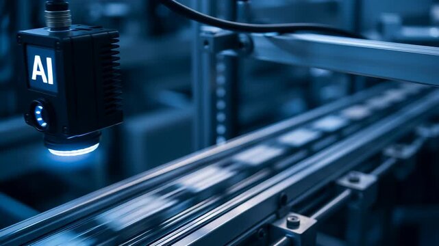 AI technology enhances vdo processing industry production lines with advanced automation for efficient machine based quality control and inspection