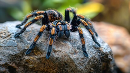 Tarantula Spider Rock With