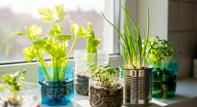 Regrowing Vegetables: Sustainable Kitchen Gardening
